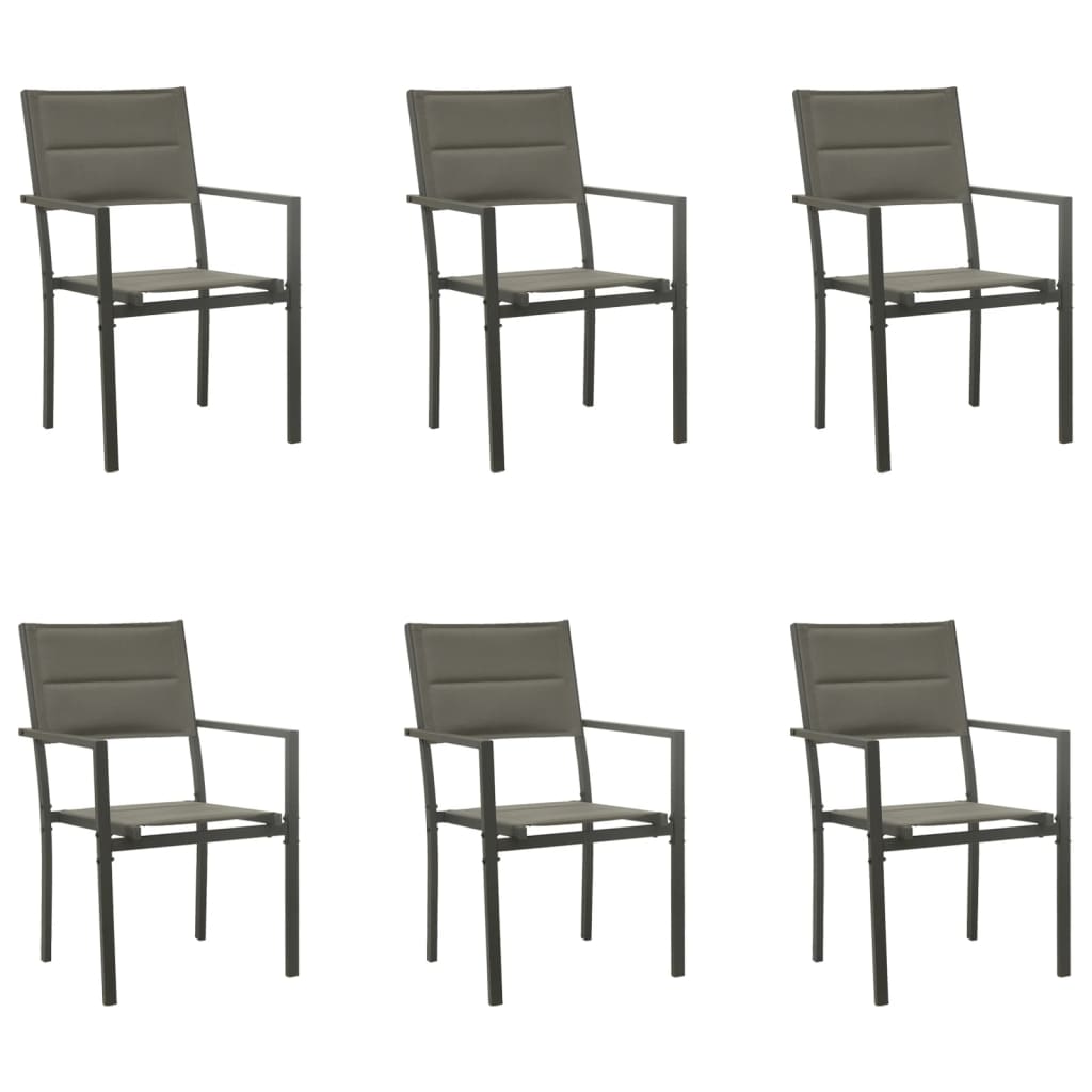 8721012049994_g_en_hd_1 vidaXL 7 Piece Garden Dining Set Black Steel and Textilene - Image 3