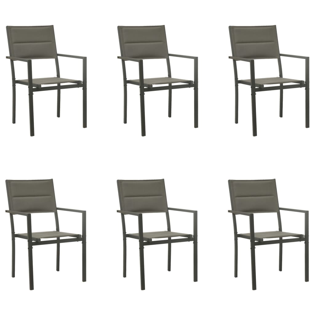 8721012050075_g_en_hd_1 vidaXL 7 Piece Garden Dining Set Black Steel and Textilene - Image 3