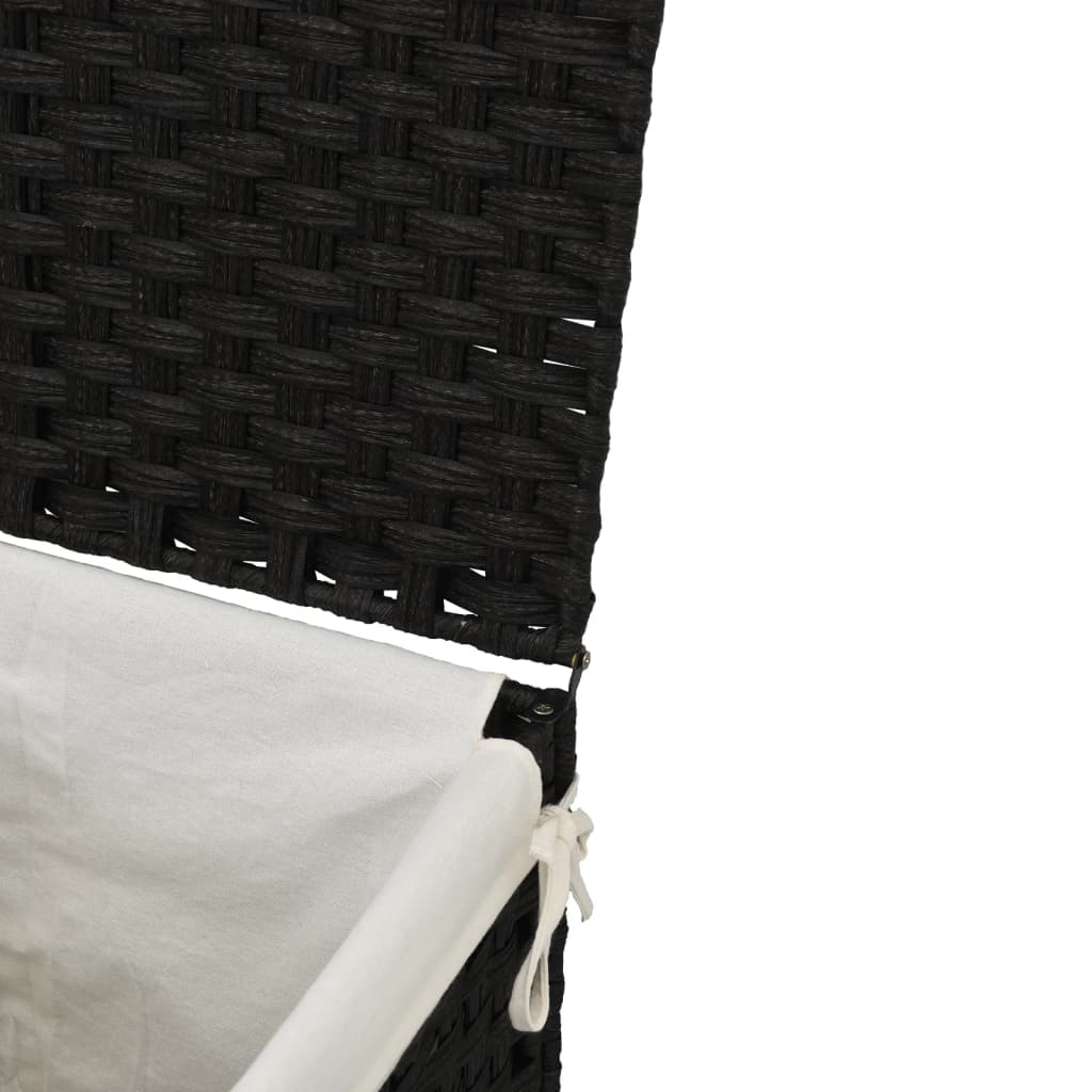 8721012050426_g_en_hd_6 vidaXL Laundry Basket with Lid Black 46x33x60 cm Poly Rattan - Image 8