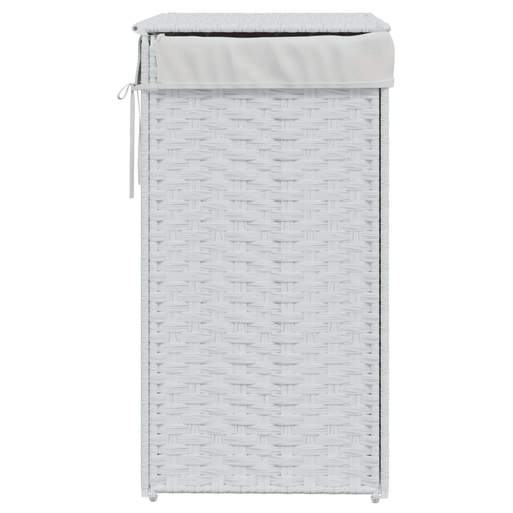 8721012050433_g_en_hd_3 vidaXL Laundry Basket with Lid White 46x33x60 cm Poly Rattan - Image 5