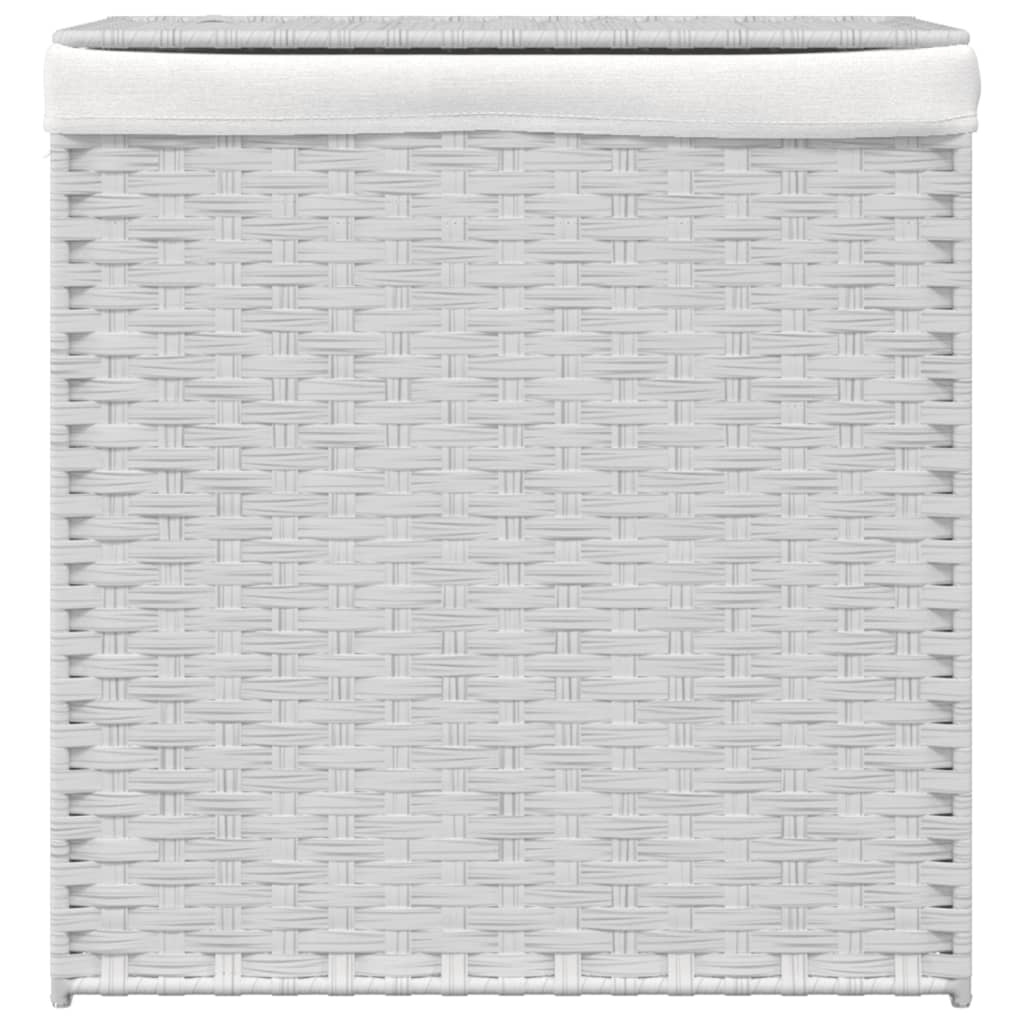 8721012050488_g_en_hd_1 vidaXL Laundry Basket with 2 Sections White 53x35x57 cm Poly Rattan - Image 3