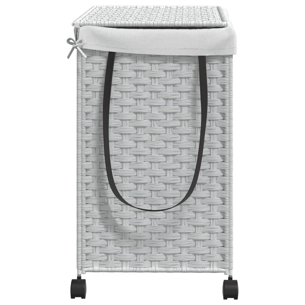 8721012050532_g_en_hd_3 vidaXL Laundry Basket with Wheels White 60x35x60.5 cm Rattan - Image 5