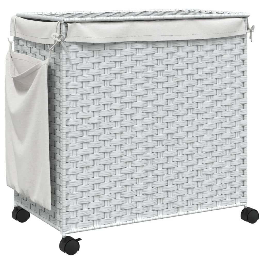 8721012050532_g_en_hd_4 vidaXL Laundry Basket with Wheels White 60x35x60.5 cm Rattan - Image 6