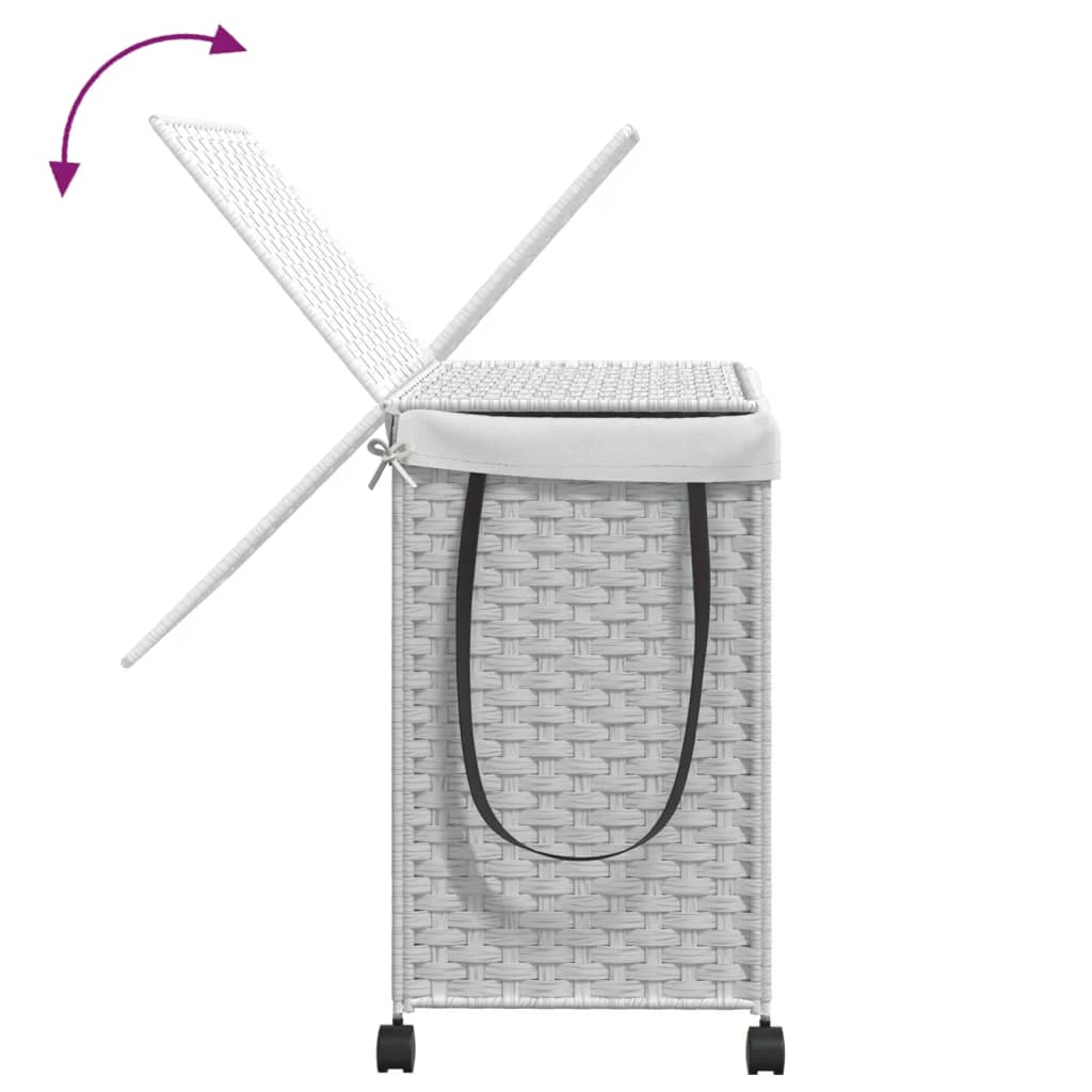 8721012050532_g_en_hd_5 vidaXL Laundry Basket with Wheels White 60x35x60.5 cm Rattan - Image 7