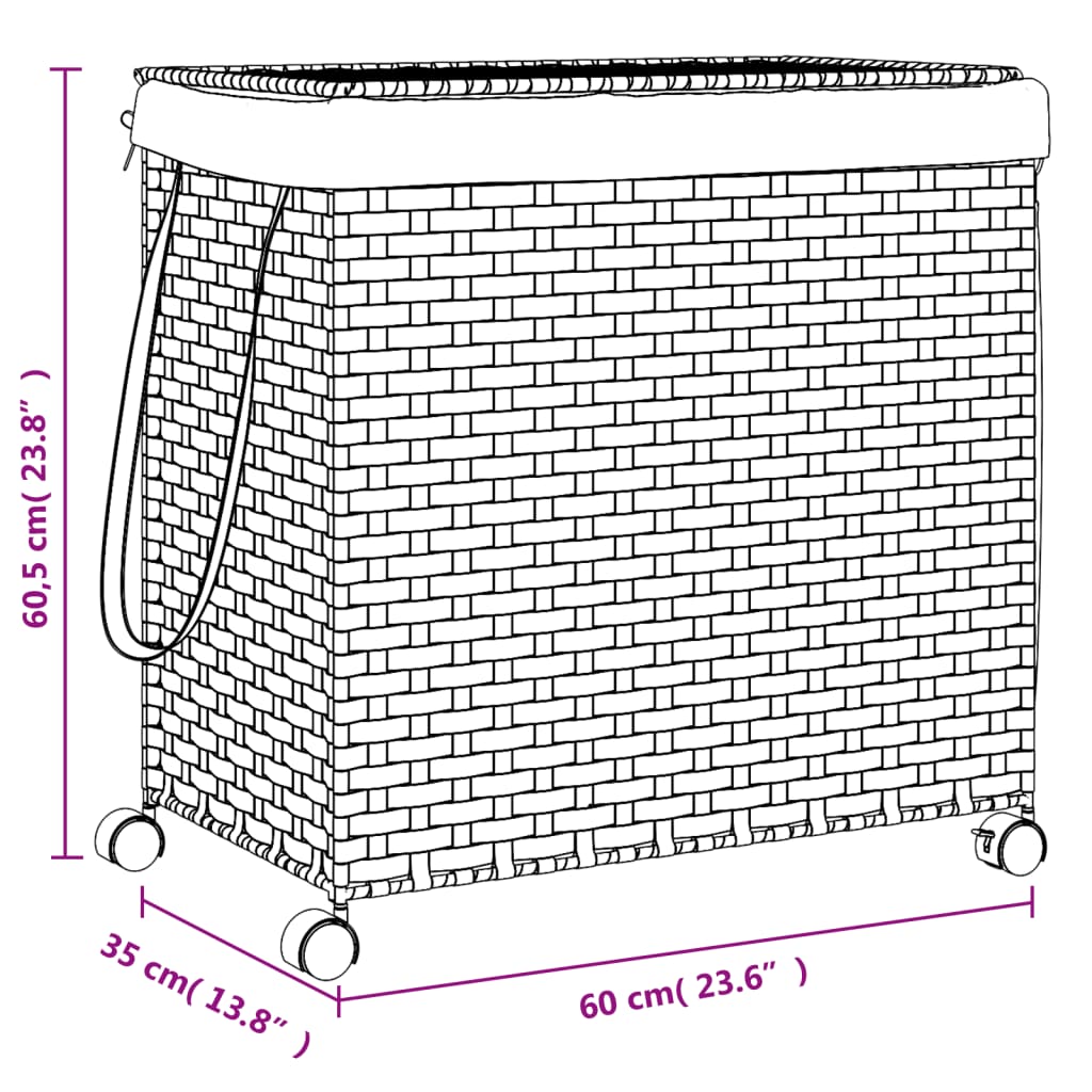 8721012050532_g_en_hd_8 vidaXL Laundry Basket with Wheels White 60x35x60.5 cm Rattan - Image 10