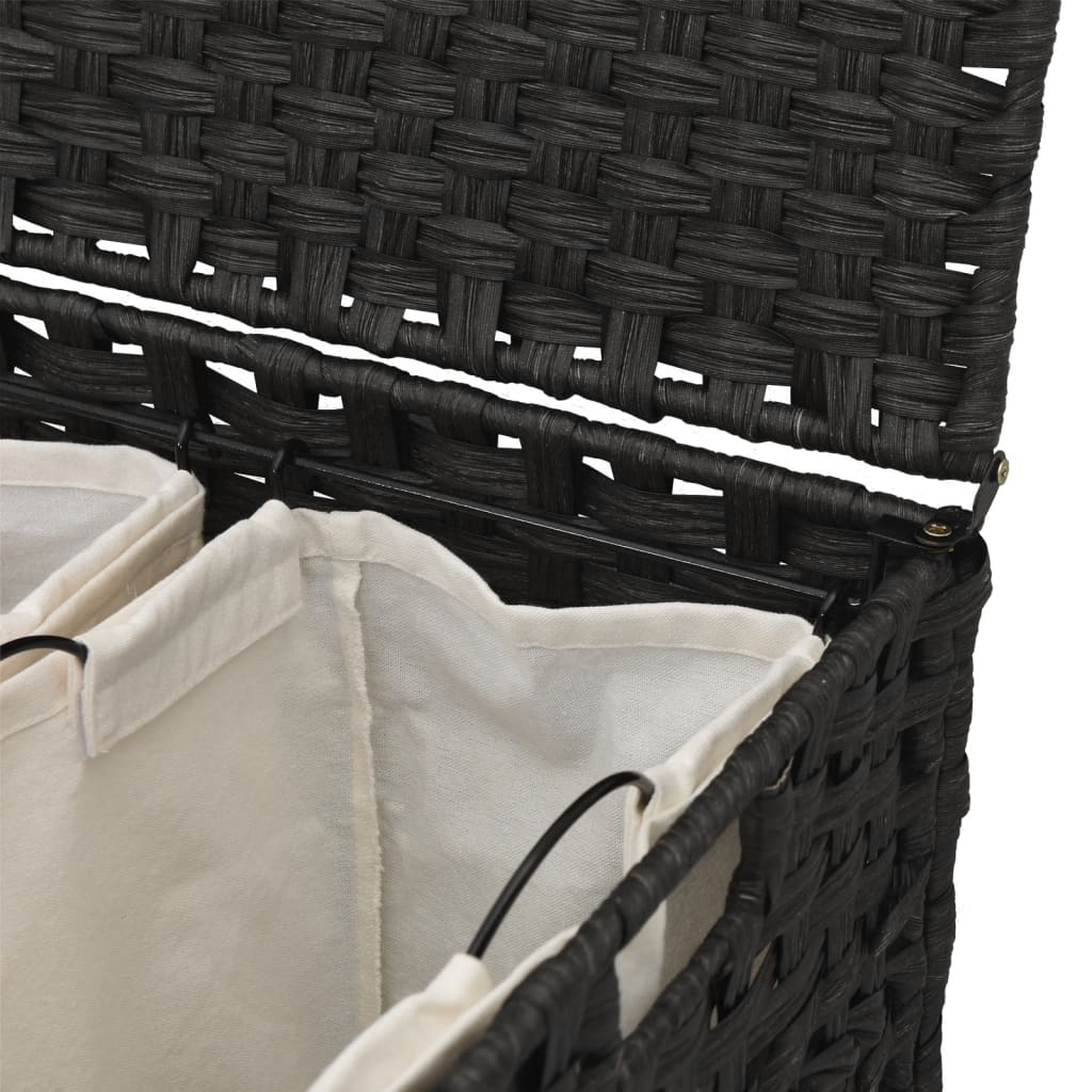 8721012050570_g_en_hd_6 vidaXL Laundry Basket with Wheels Black 66x35x60 cm Rattan - Image 8