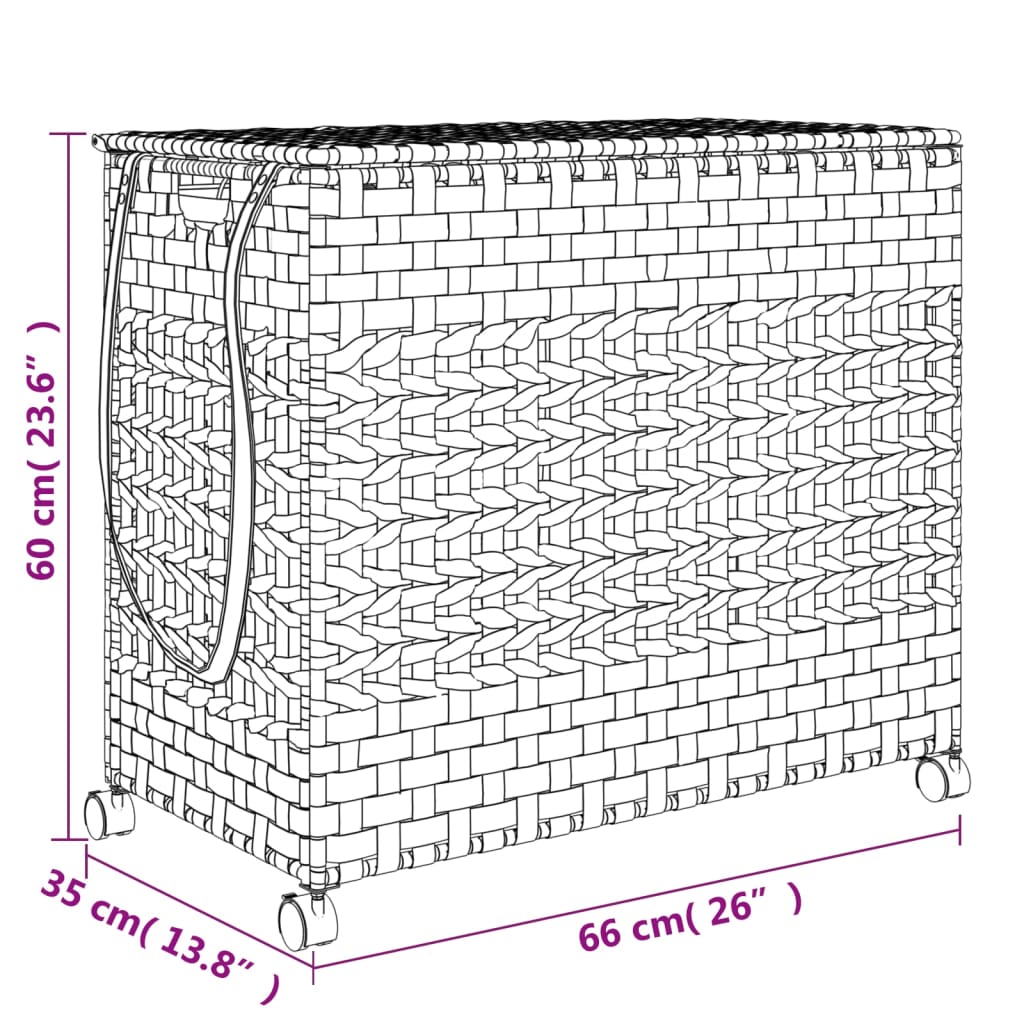 8721012050570_g_en_hd_8 vidaXL Laundry Basket with Wheels Black 66x35x60 cm Rattan - Image 10