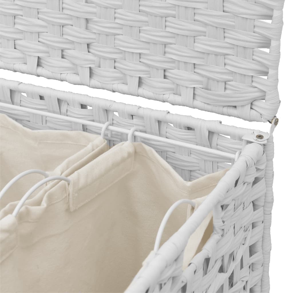 8721012050587_g_en_hd_6 vidaXL Laundry Basket with Wheels White 66x35x60 cm Rattan - Image 8