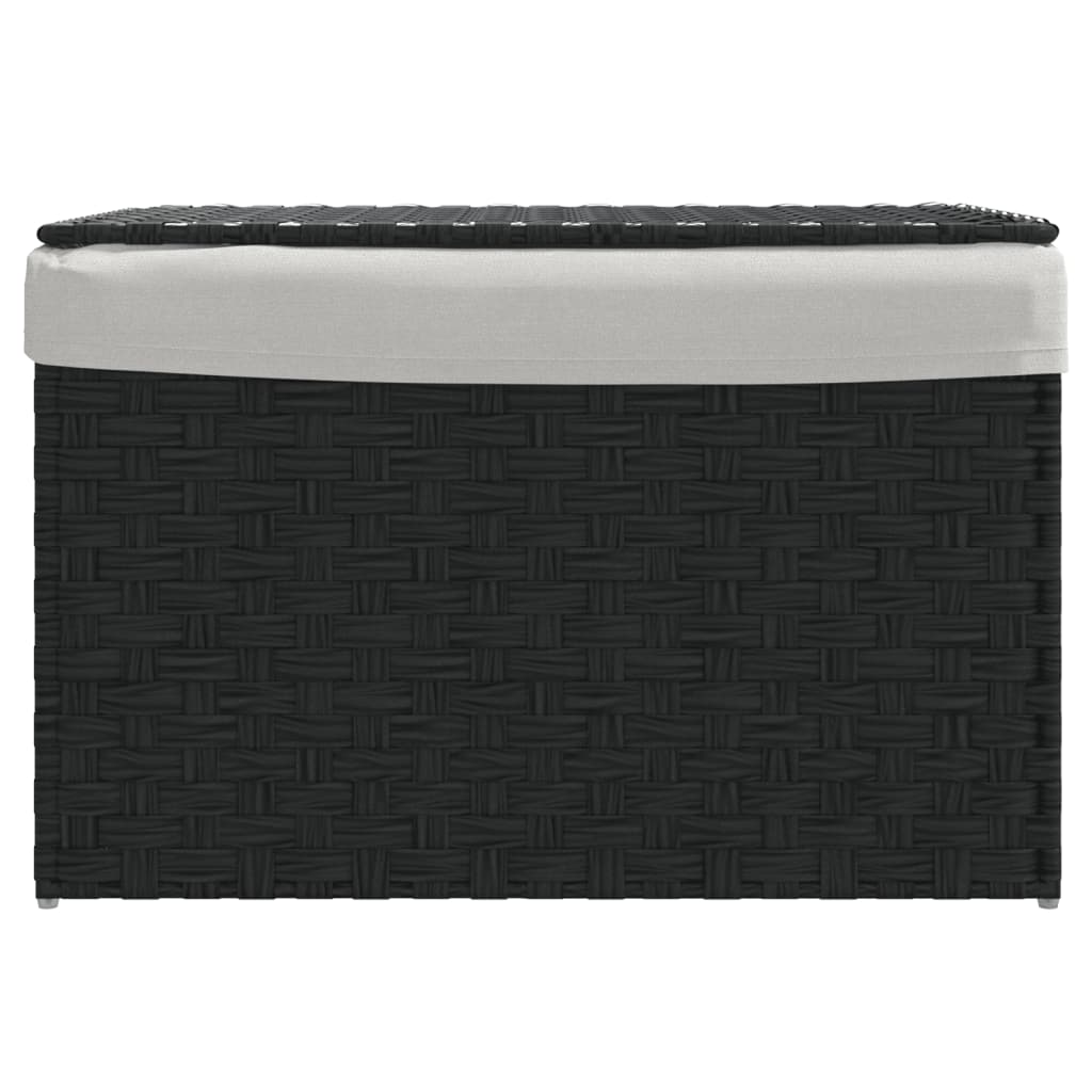 8721012050624_g_en_hd_1 vidaXL Laundry Basket with Lid Black 55.5x35x34 cm Poly Rattan - Image 3