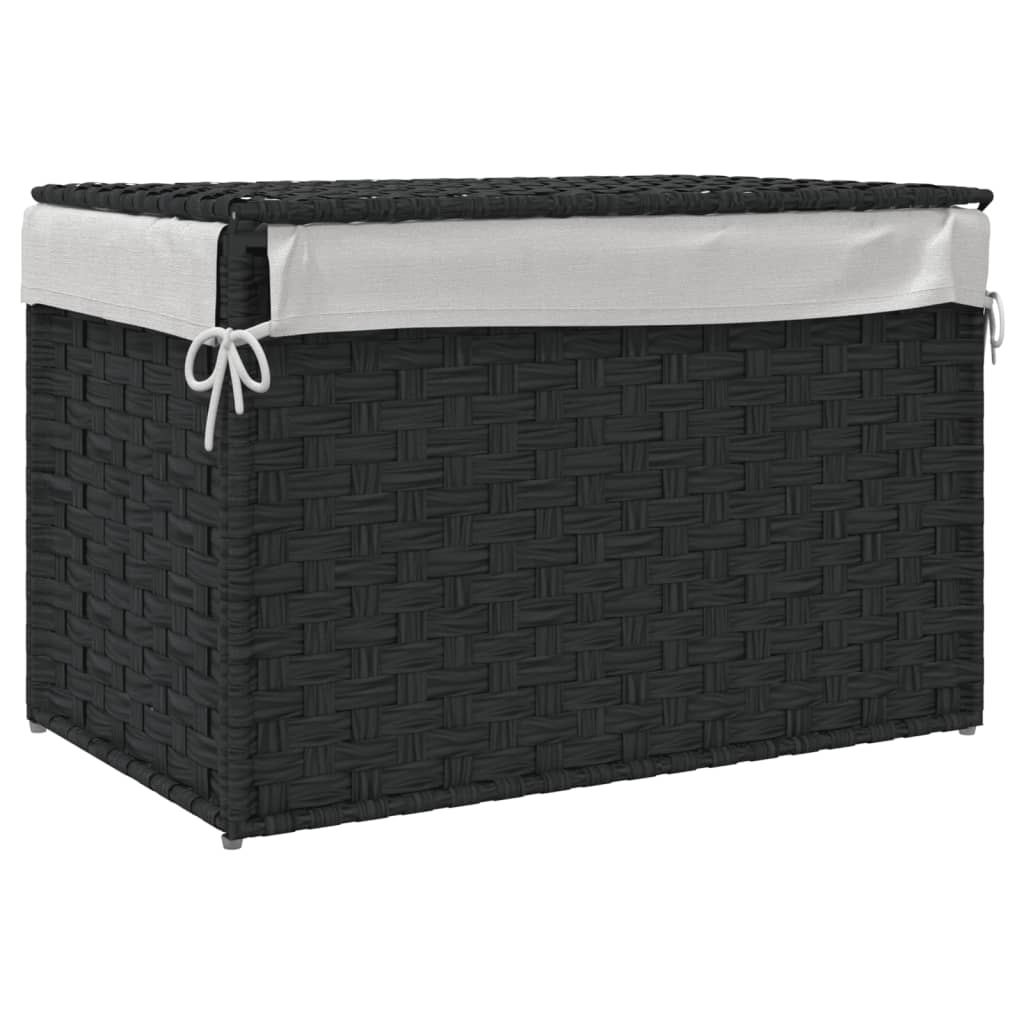 8721012050624_g_en_hd_4 vidaXL Laundry Basket with Lid Black 55.5x35x34 cm Poly Rattan - Image 6