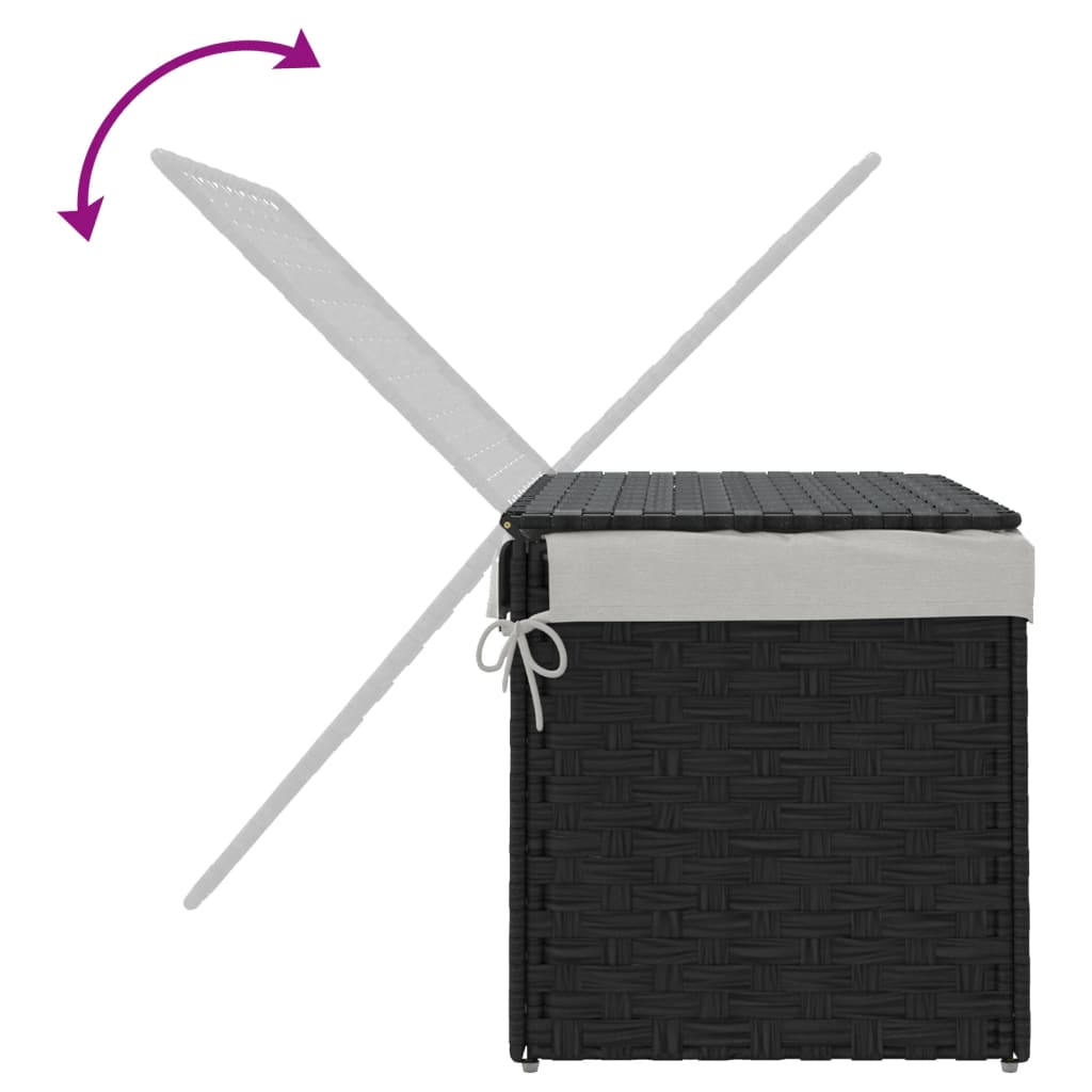 8721012050624_g_en_hd_5 vidaXL Laundry Basket with Lid Black 55.5x35x34 cm Poly Rattan - Image 7