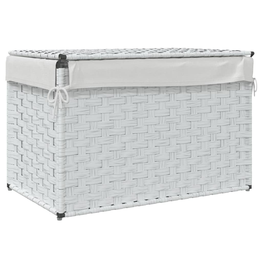 8721012050631_g_en_hd_4 vidaXL Laundry Basket with Lid White 55.5x35x34 cm Poly Rattan - Image 6
