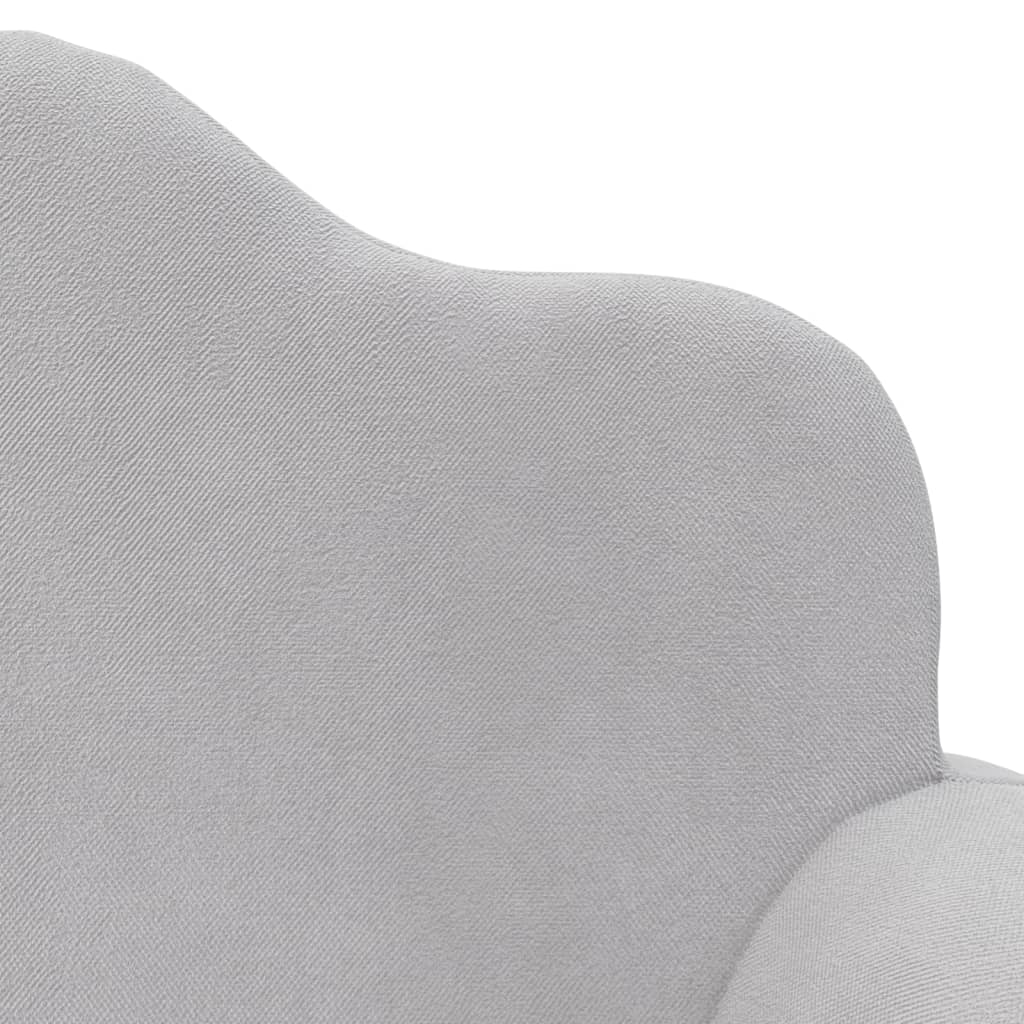 8721012057364_g_en_hd_5 vidaXL Kids' Sofa Bed 2-Seater Light Grey Soft Plush - Image 7