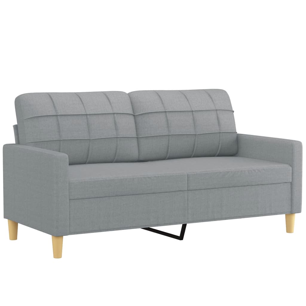 8721012062412_g_en_hd_2 vidaXL 2 Piece Sofa Set with Cushions Light Grey Fabric - Image 4