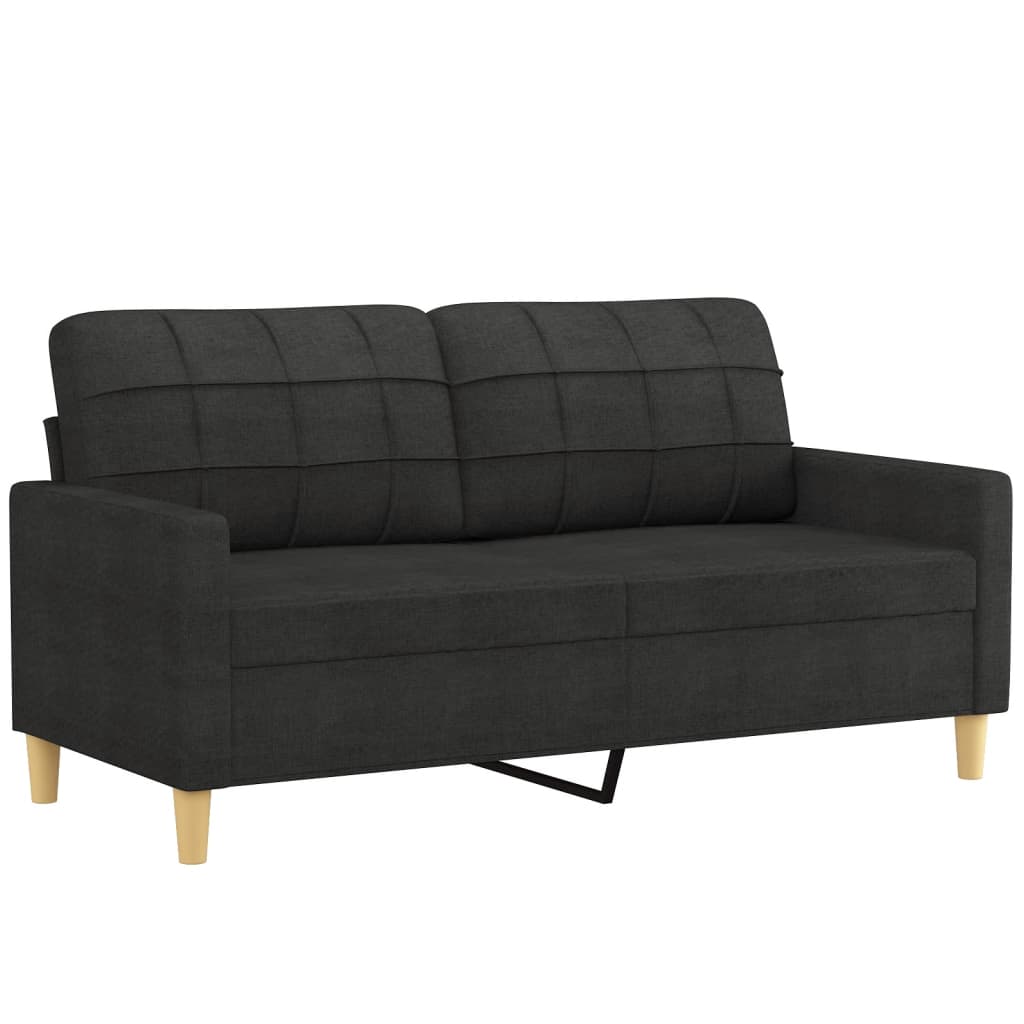 8721012062450_g_en_hd_2 vidaXL 2 Piece Sofa Set with Cushions Black Fabric - Image 4