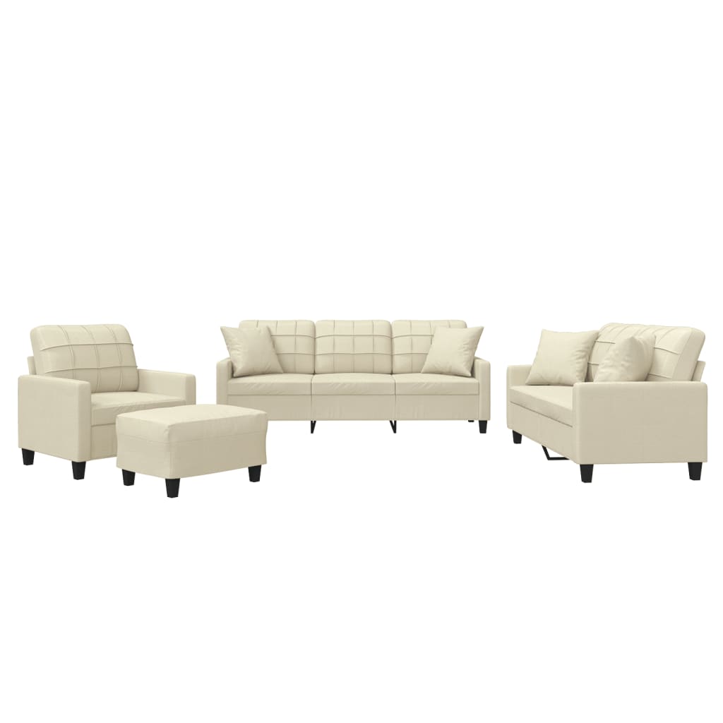 8721012063211_a_en_hd_1 vidaXL 4 Piece Sofa Set with Pillows Cream Faux Leather - Image 2