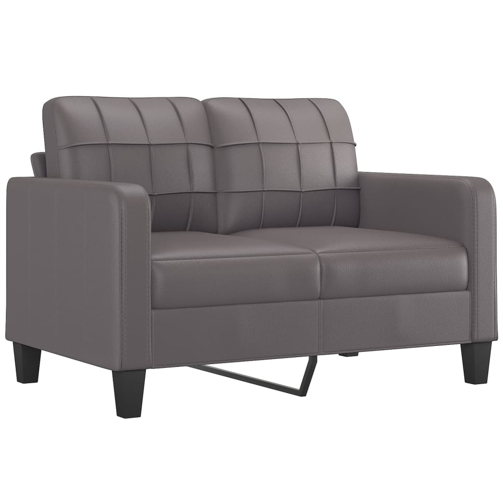 8721012063273_g_en_hd_1 vidaXL 2 Piece Sofa Set with Cushions Grey Faux Leather - Image 3