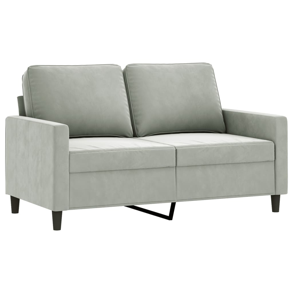 8721012064836_g_en_hd_1 vidaXL 2 Piece Sofa Set with Cushions Light Grey Velvet - Image 3