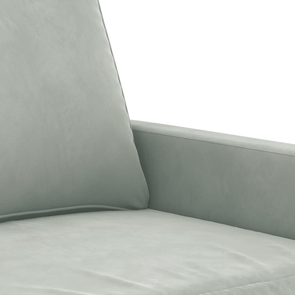 8721012064836_g_en_hd_3 vidaXL 2 Piece Sofa Set with Cushions Light Grey Velvet - Image 5
