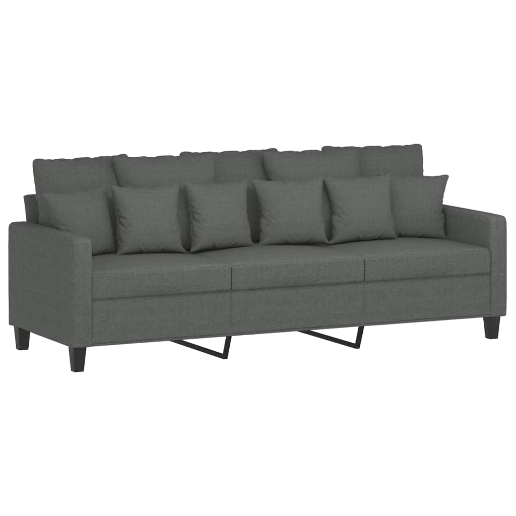 8721012066328_g_en_hd_2 vidaXL 2 Piece Sofa Set with Cushions Dark Grey Fabric - Image 4