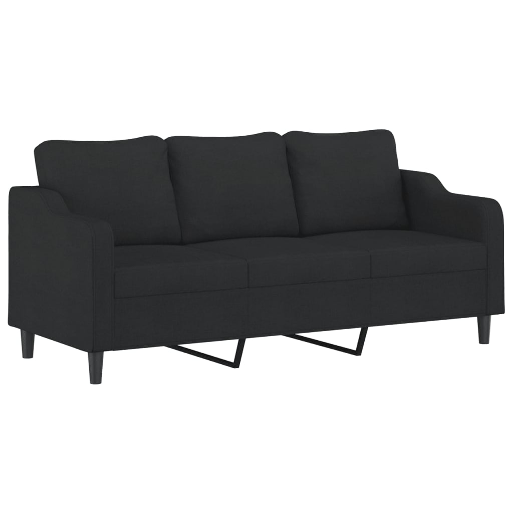 8721012068056_g_en_hd_2 vidaXL 2 Piece Sofa Set with Cushions Black Fabric - Image 4