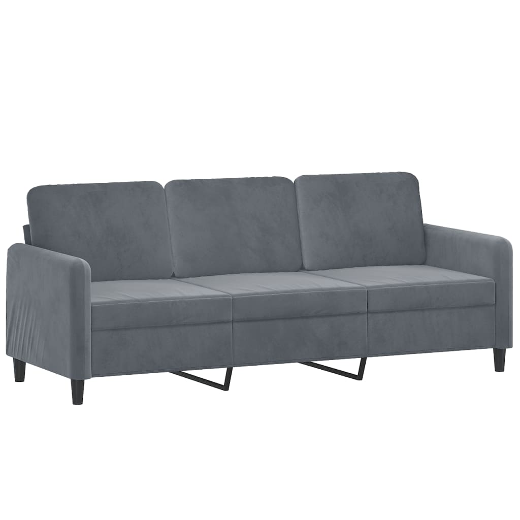 8721012069824_g_en_hd_2 vidaXL 2 Piece Sofa Set Dark Grey Velvet - Image 4