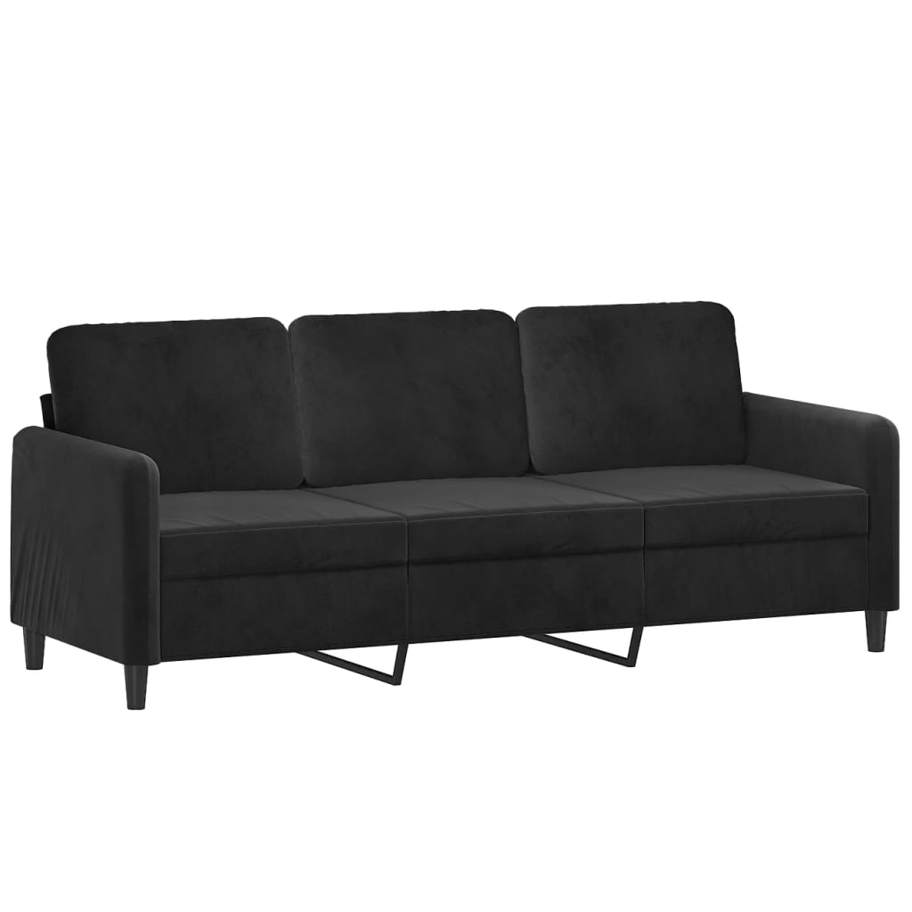 8721012069862_g_en_hd_2 vidaXL 2 Piece Sofa Set Black Velvet - Image 4