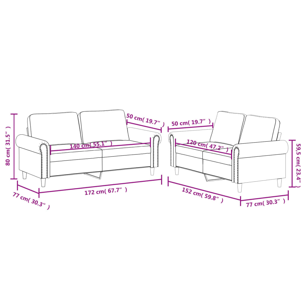 8721012071179_g_en_hd_5 vidaXL 2 Piece Sofa Set with Cushions Black Faux Leather - Image 7