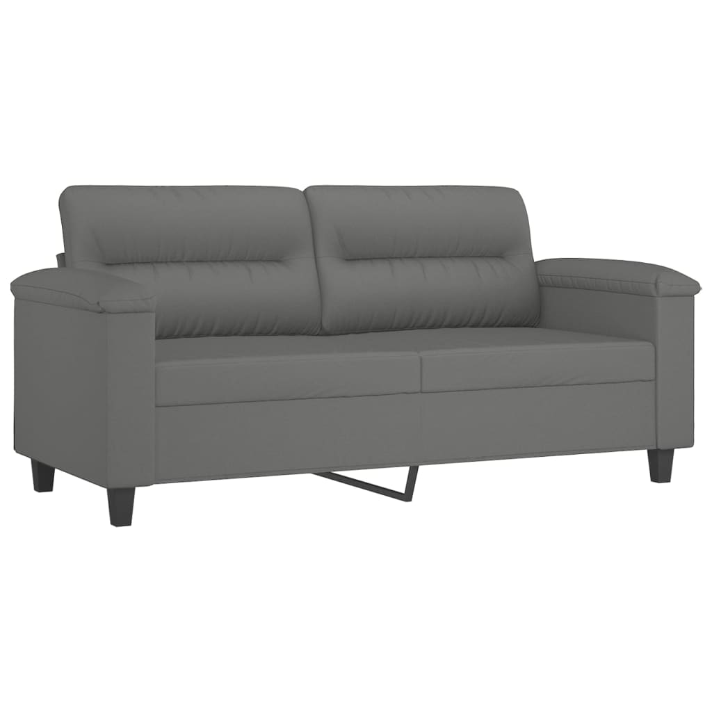 8721012072831_g_en_hd_2 vidaXL 2 Piece Sofa Set with Cushions Dark Grey Microfibre Fabric - Image 4