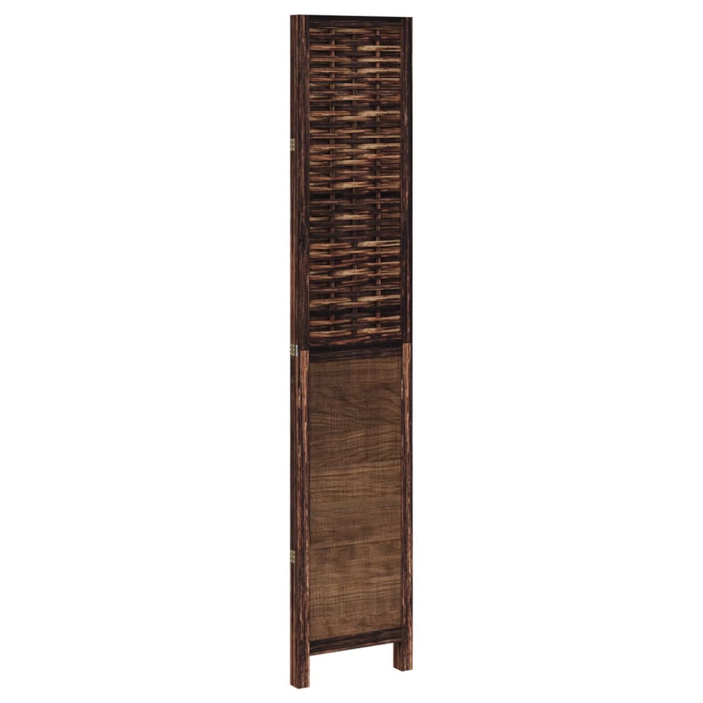 8721012073999_g_en_hd_3 vidaXL Room Divider 3 Panels Dark Brown Solid Wood Paulownia - Image 5