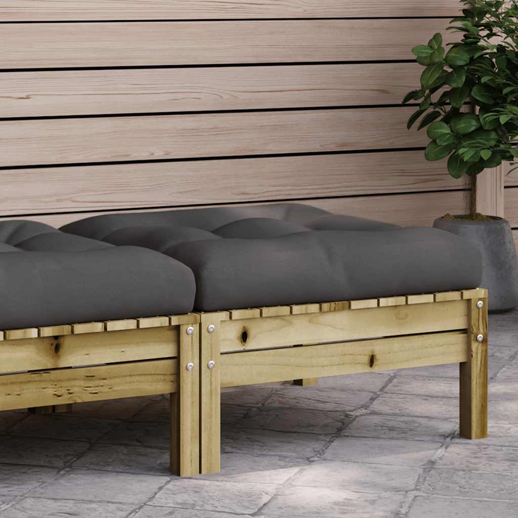8721012079137_m_en_hd_1 vidaXL Garden Footstool with Cushion Impregnated Wood Pine - Image 1