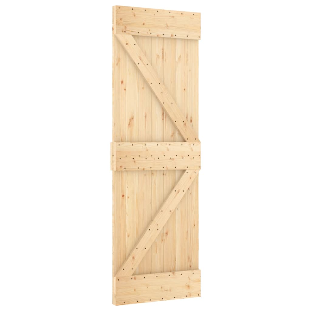 8721012080249_g_en_hd_1 vidaXL Sliding Door with Hardware Set 70x210 cm Solid Wood Pine - Image 3