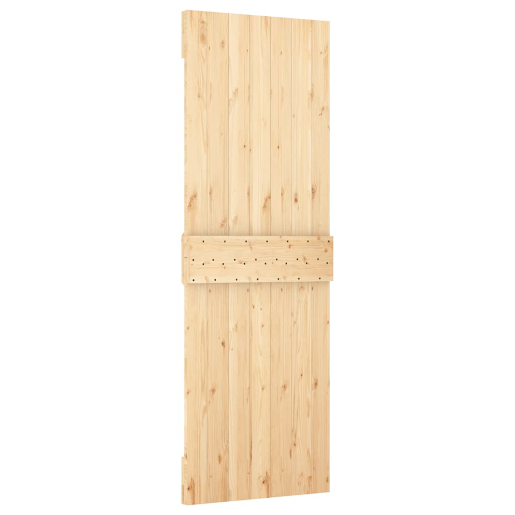 8721012080249_g_en_hd_3 vidaXL Sliding Door with Hardware Set 70x210 cm Solid Wood Pine - Image 5