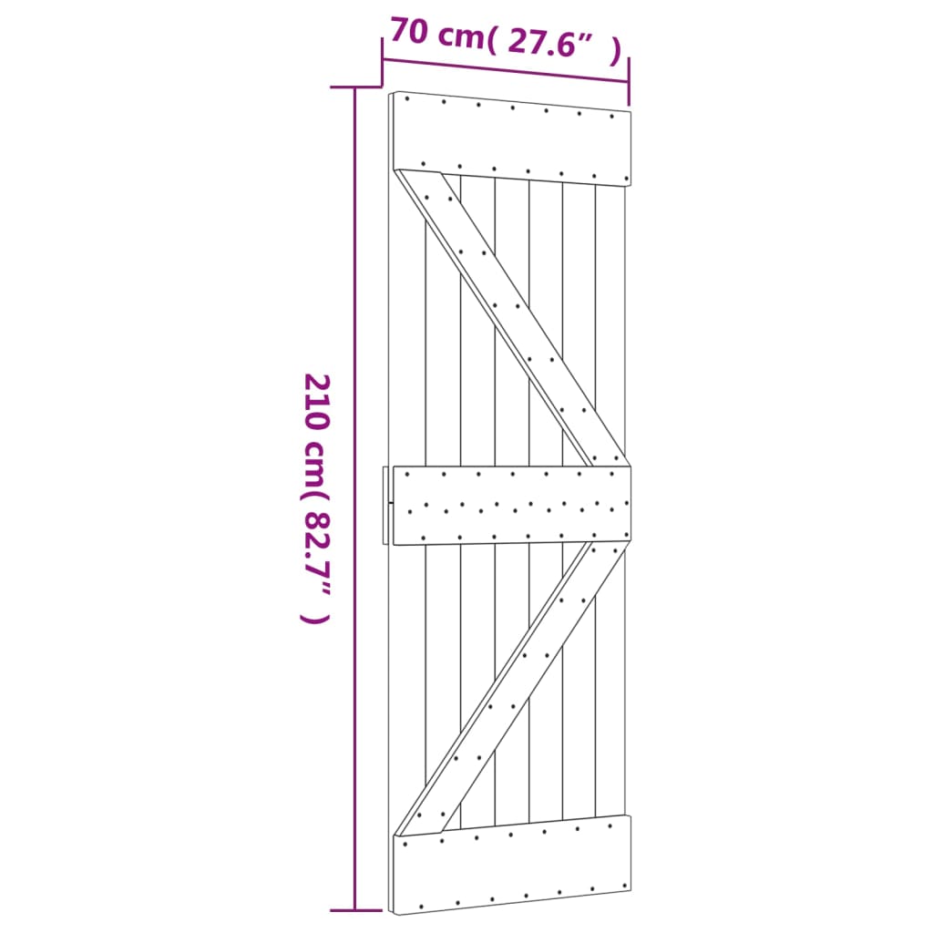 8721012080249_g_en_hd_9 vidaXL Sliding Door with Hardware Set 70x210 cm Solid Wood Pine - Image 11