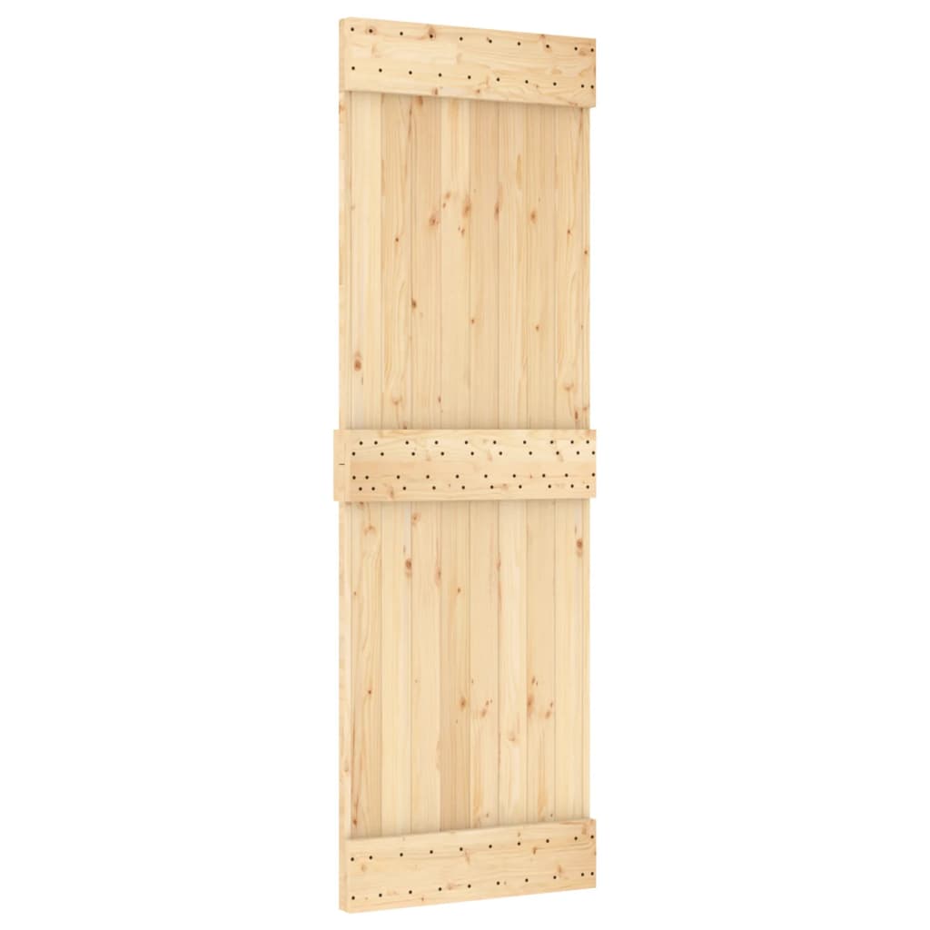 8721012080263_g_en_hd_1 vidaXL Sliding Door with Hardware Set 70x210 cm Solid Wood Pine - Image 3