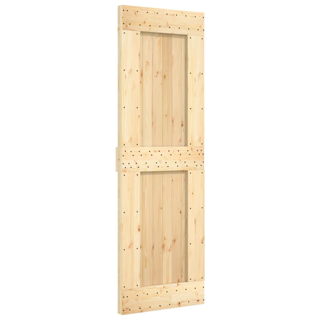 8721012080478_g_en_hd_1 vidaXL Sliding Door with Hardware Set 70x210 cm Solid Wood Pine - Image 3