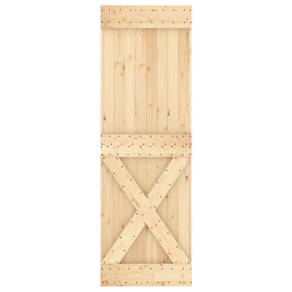 8721012080539_g_en_hd_2 vidaXL Sliding Door with Hardware Set 70x210 cm Solid Wood Pine - Image 4