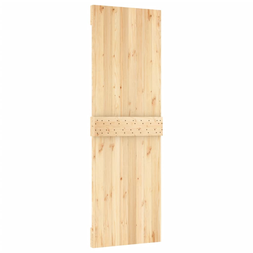 8721012080812_g_en_hd_2 vidaXL Sliding Door with Hardware Set 70x210 cm Solid Wood Pine - Image 4