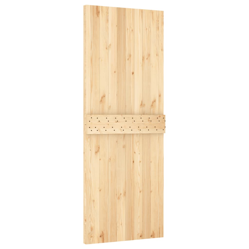 8721012081062_g_en_hd_3 vidaXL Sliding Door with Hardware Set 80x210 cm Solid Wood Pine - Image 5