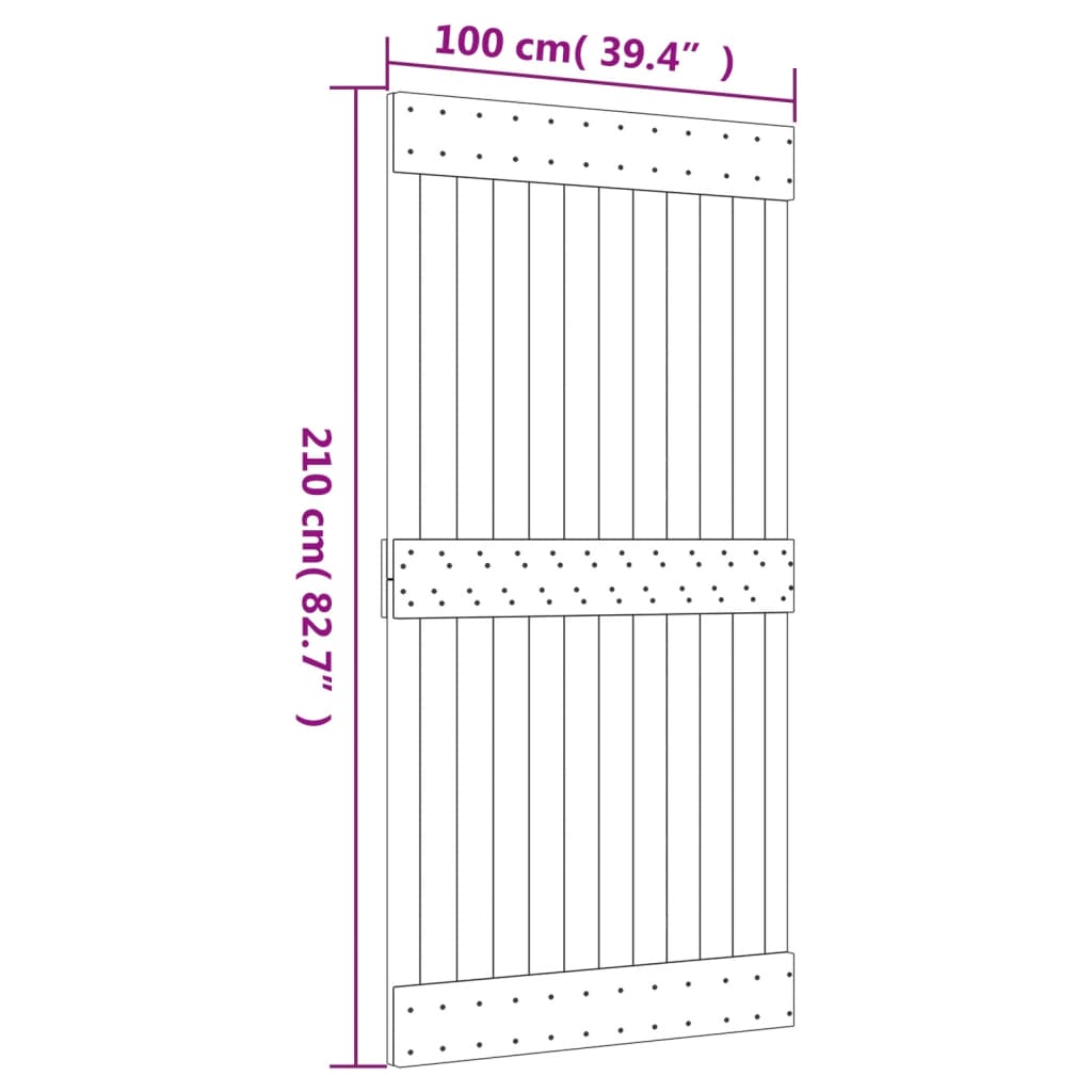8721012081246_g_en_hd_9 vidaXL Sliding Door with Hardware Set 100x210 cm Solid Wood Pine - Image 11