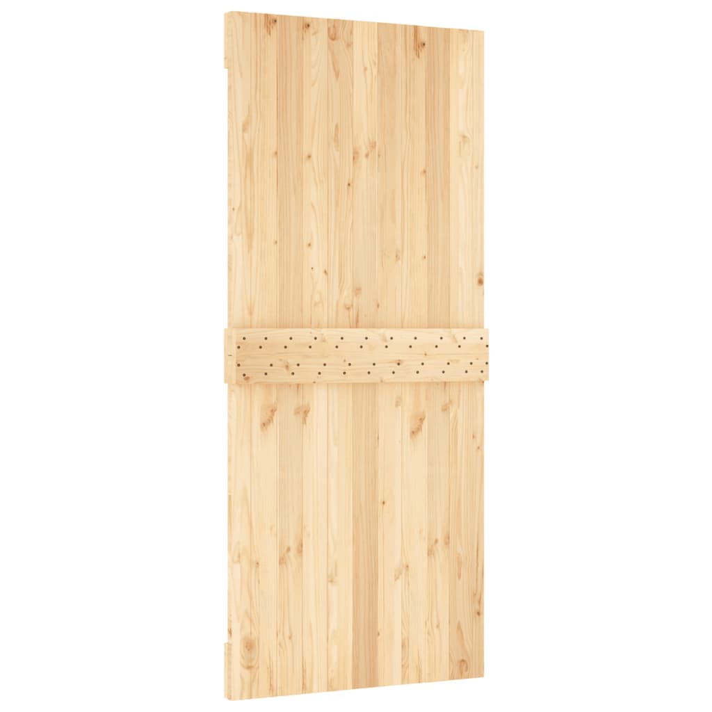 8721012081628_g_en_hd_3 vidaXL Sliding Door with Hardware Set 90x210 cm Solid Wood Pine - Image 5