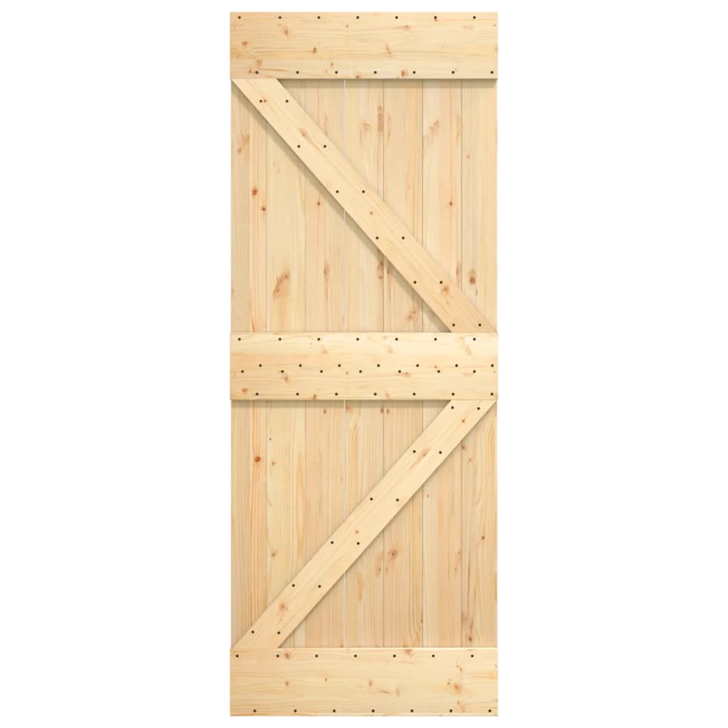 8721012082663_g_en_hd_2 vidaXL Sliding Door with Hardware Set 70x210 cm Solid Wood Pine - Image 4