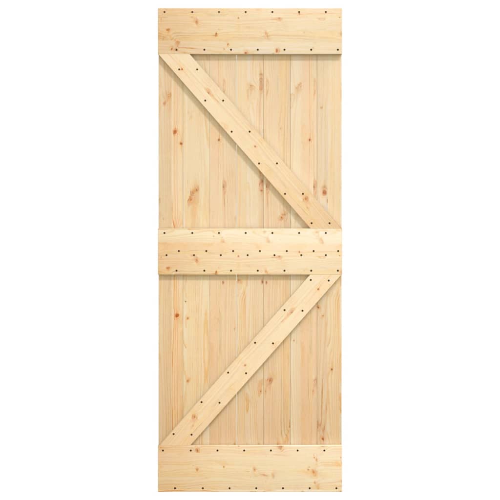 8721012082823_g_en_hd_2 vidaXL Sliding Door with Hardware Set 70x210 cm Solid Wood Pine - Image 4