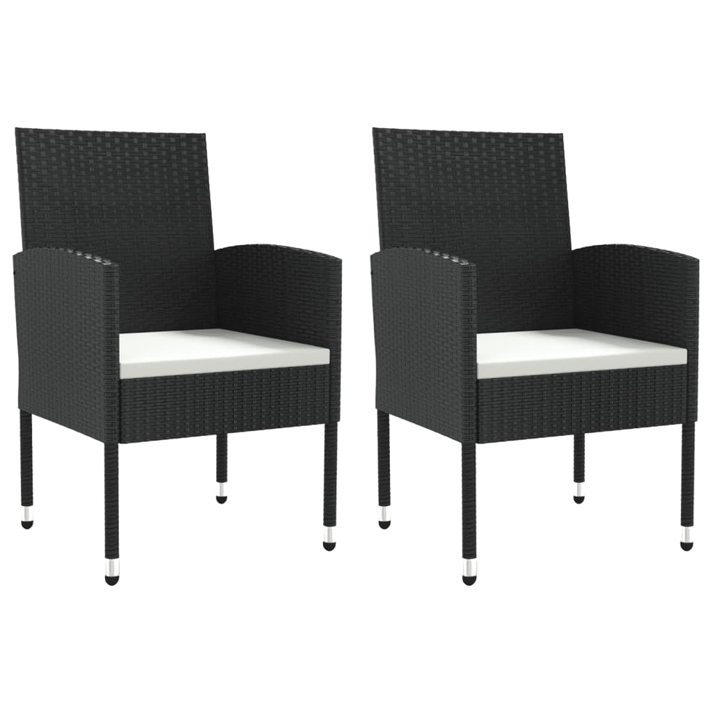 8721012086142_g_en_hd_1 vidaXL 3 Piece Garden Dining Set Black Poly Rattan and Steel - Image 3