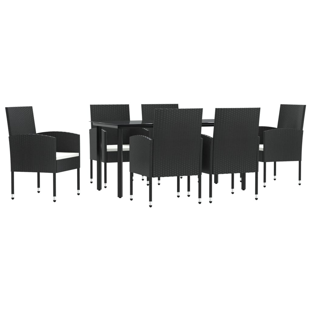 8721012086197_a_en_hd_1 vidaXL 7 Piece Garden Dining Set Black Poly Rattan and Steel - Image 2
