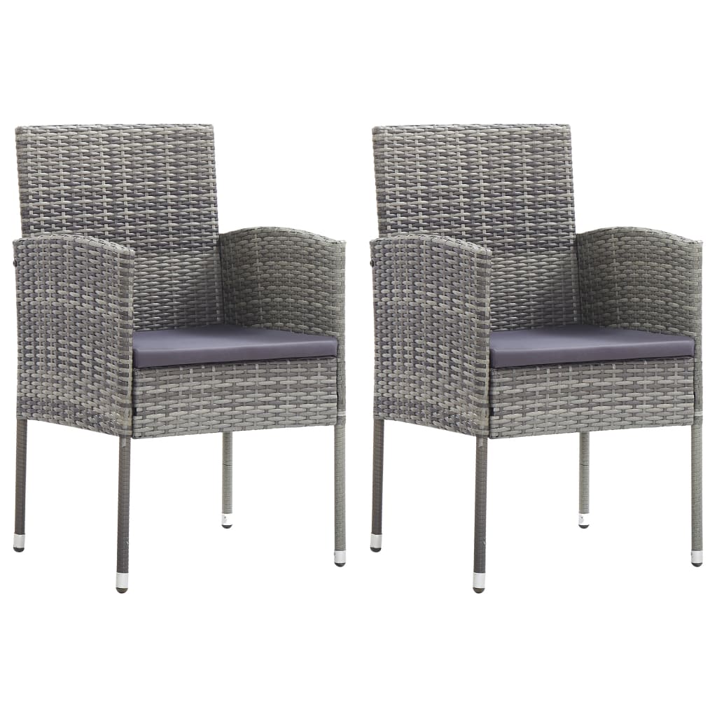 8721012086227_g_en_hd_1 vidaXL 3 Piece Garden Dining Set Grey and Black Poly Rattan and Steel - Image 3