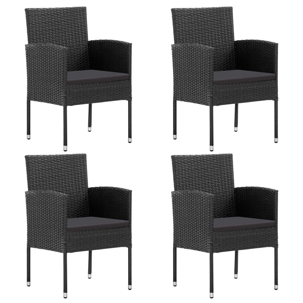 8721012086425_g_en_hd_1 vidaXL 5 Piece Garden Dining Set Black Poly Rattan and Steel - Image 3
