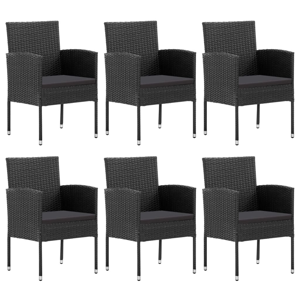 8721012086432_g_en_hd_1 vidaXL 7 Piece Garden Dining Set Black Poly Rattan and Steel - Image 3