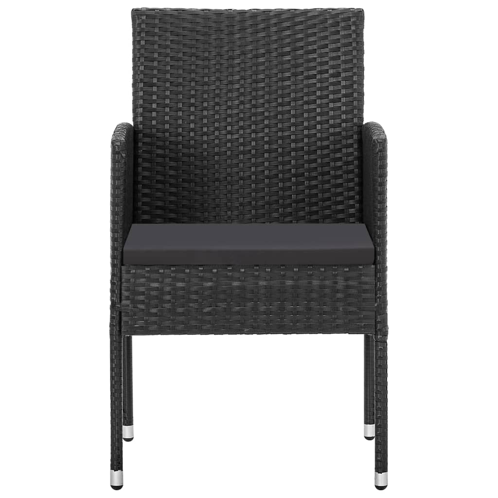 8721012086463_g_en_hd_3 vidaXL 3 Piece Garden Dining Set Black Poly Rattan and Steel - Image 5