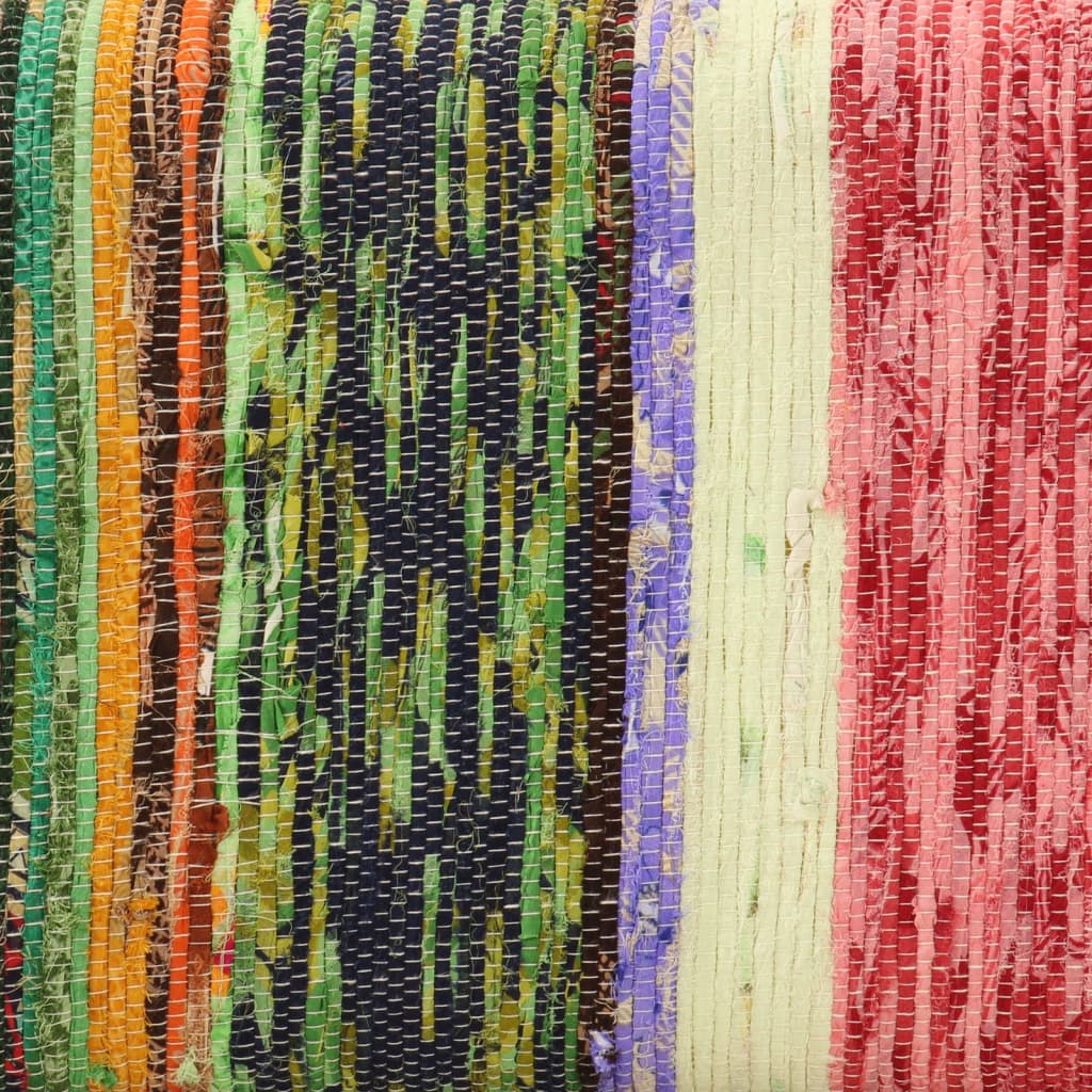 8721012086630_g_en_hd_5 vidaXL Bench Multicolour 160 cm Chindi Fabric and Solid Wood Mango - Image 6
